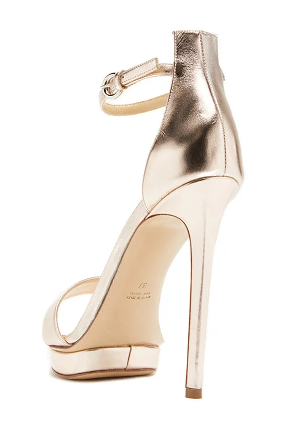 Lana Leather Platform Stiletto sold by Monique Lhuillier product image thumbnail 3