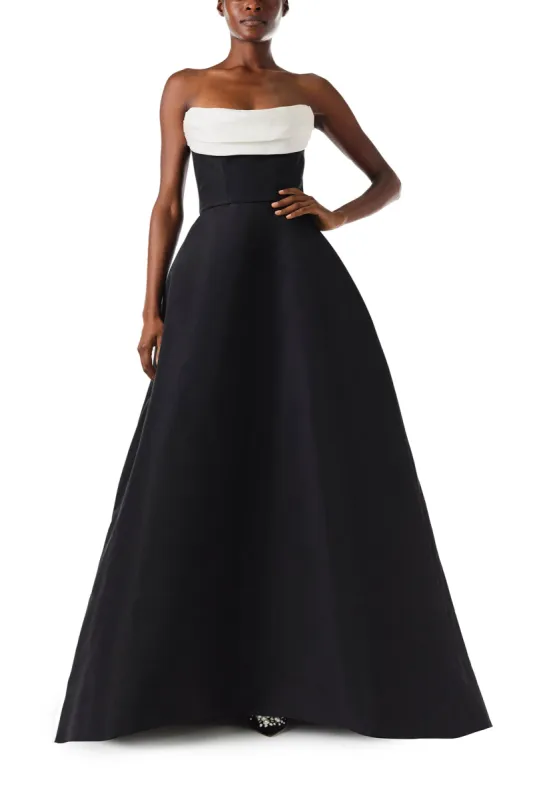 Draped Strapless Ball Gown sold by Monique Lhuillier