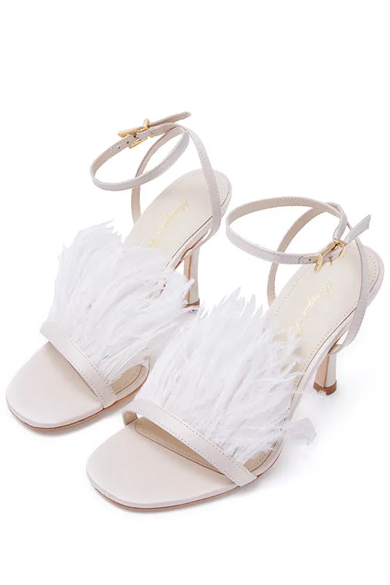 Azalea Satin Sandal sold by Monique Lhuillier product image thumbnail 5