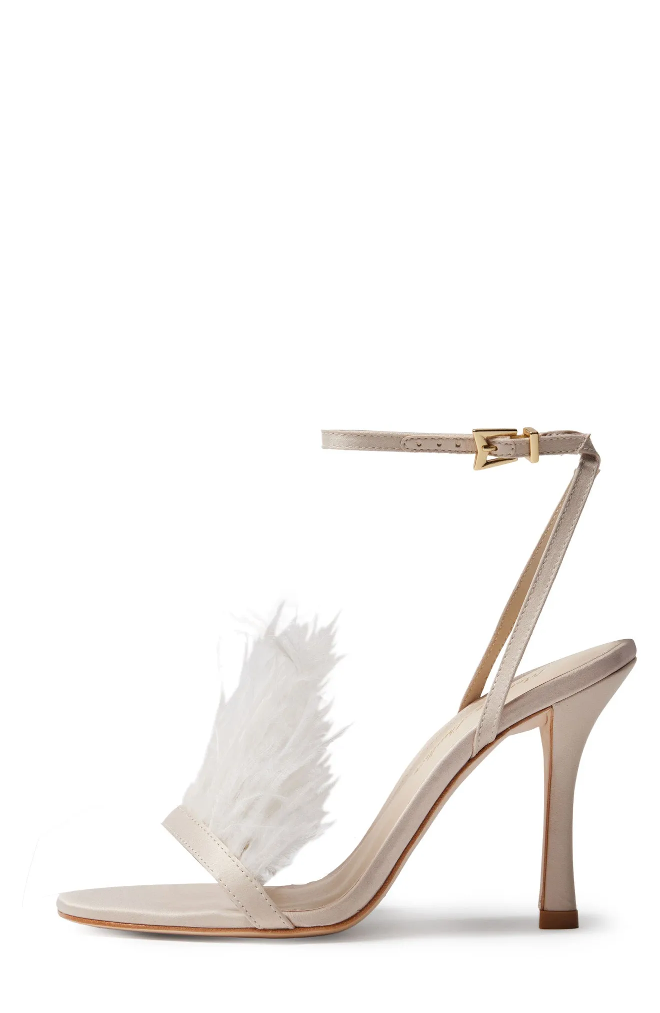 Azalea Satin Sandal sold by Monique Lhuillier