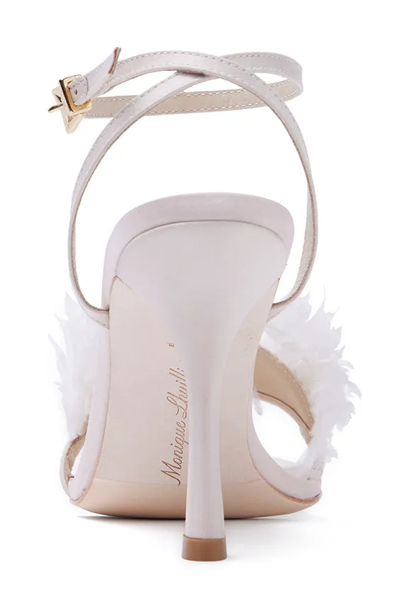 Azalea Satin Sandal sold by Monique Lhuillier product image thumbnail 3
