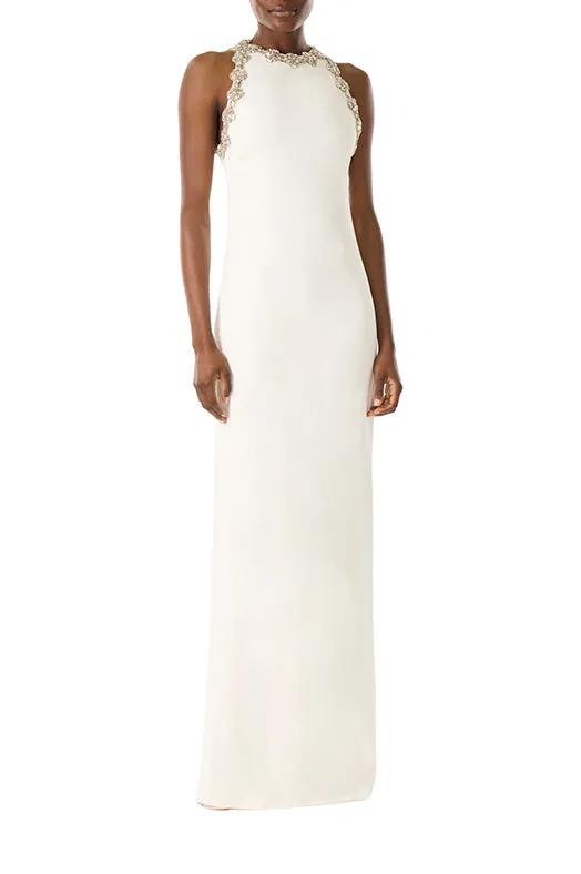 Sleeveless Jewel Neck Gown sold by Monique Lhuillier product image thumbnail 2