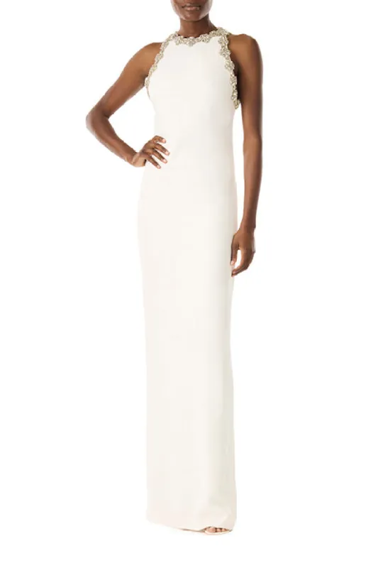Sleeveless Jewel Neck Gown sold by Monique Lhuillier