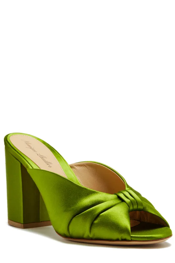 Dakota Satin Knotted Mule sold by Monique Lhuillier product image thumbnail 2