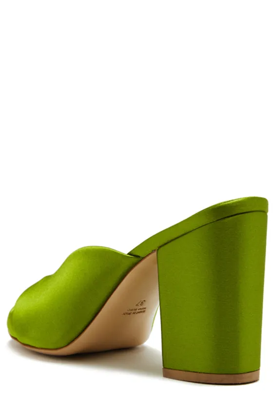 Dakota Satin Knotted Mule sold by Monique Lhuillier product image thumbnail 3