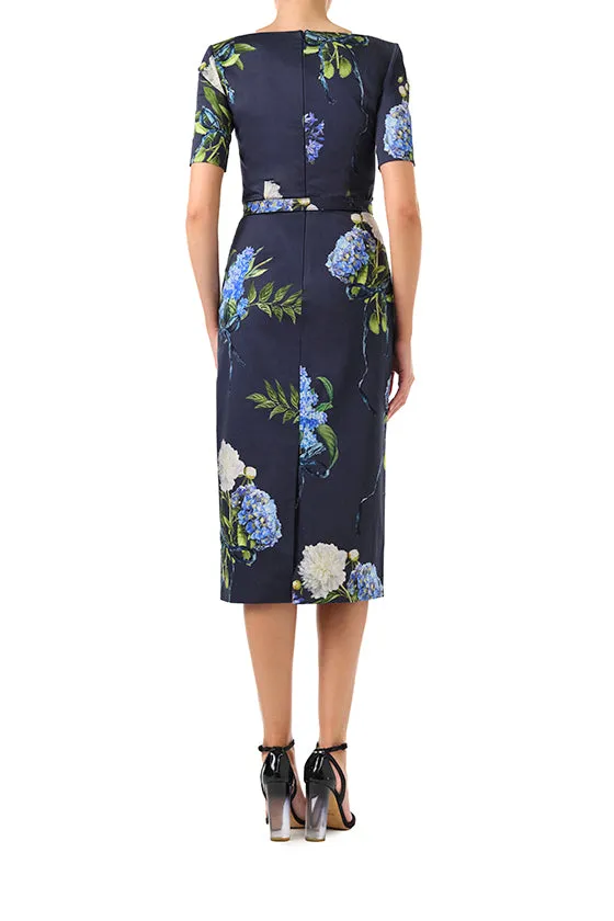 Short Sleeve Floral Dress sold by Monique Lhuillier product image thumbnail 5