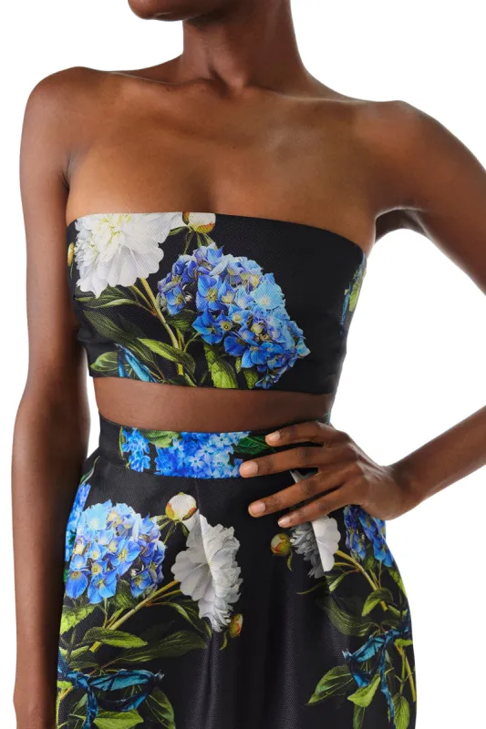 Floral Strapless Bandeau sold by Monique Lhuillier