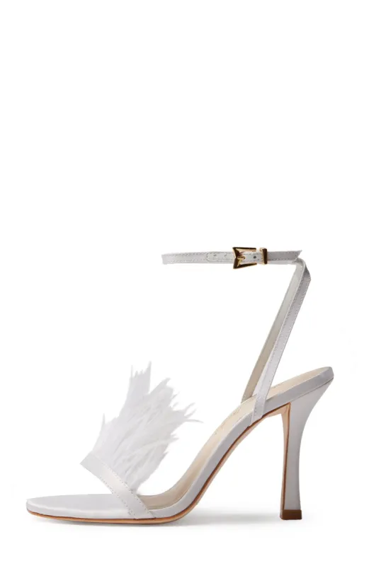 Azalea Satin Sandal sold by Monique Lhuillier