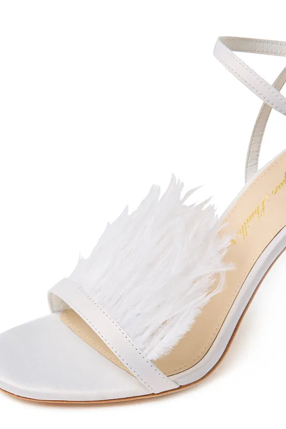 Azalea Satin Sandal sold by Monique Lhuillier product image thumbnail 4