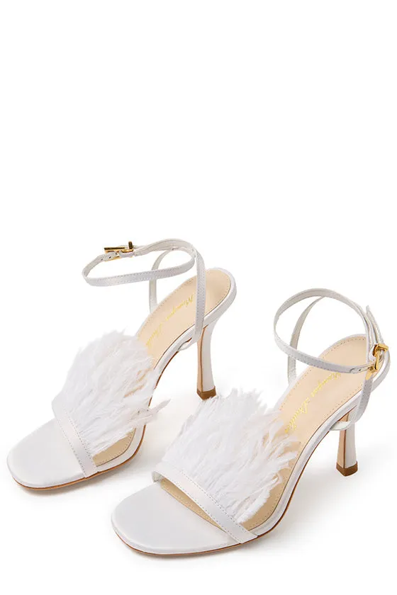 Azalea Satin Sandal sold by Monique Lhuillier product image thumbnail 5