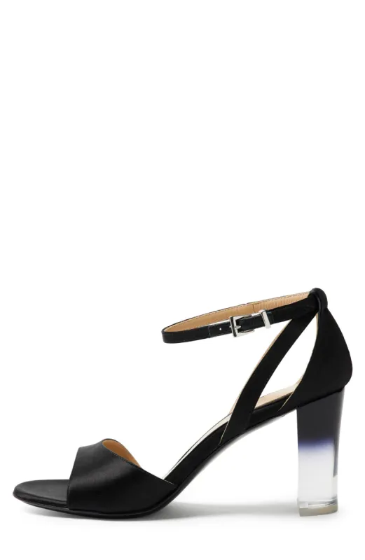Haven Satin Sandal sold by Monique Lhuillier