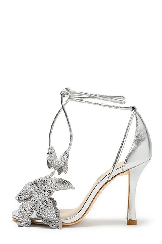 Fleur Leather Sandal sold by Monique Lhuillier