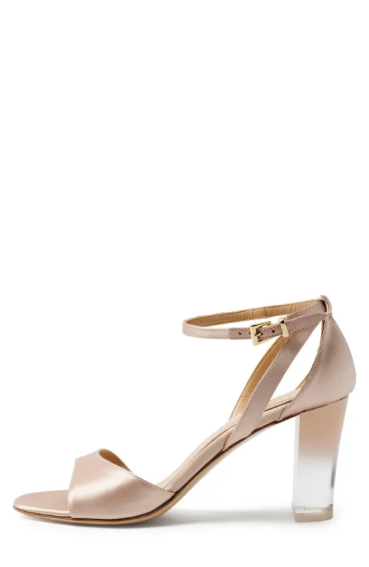 Haven Satin Sandal sold by Monique Lhuillier