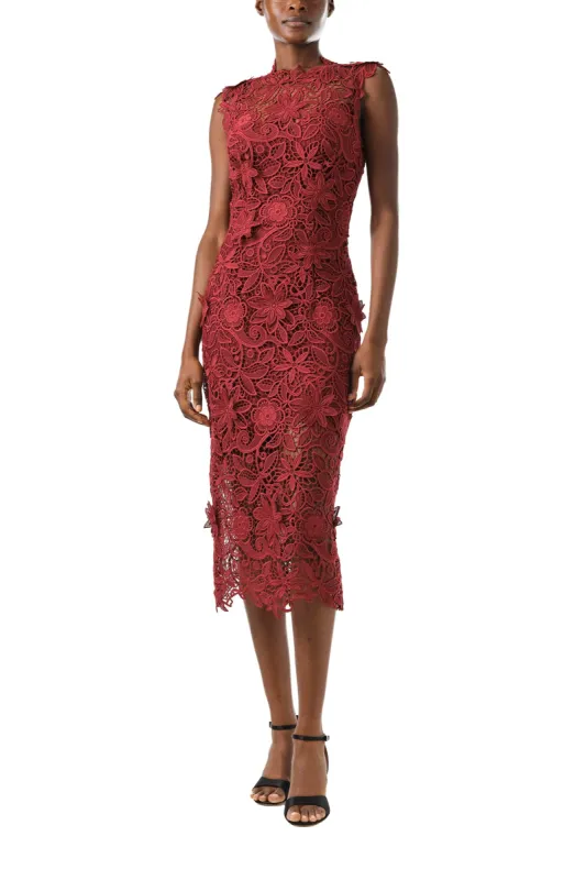Sleeveless Lace Sheath sold by Monique Lhuillier
