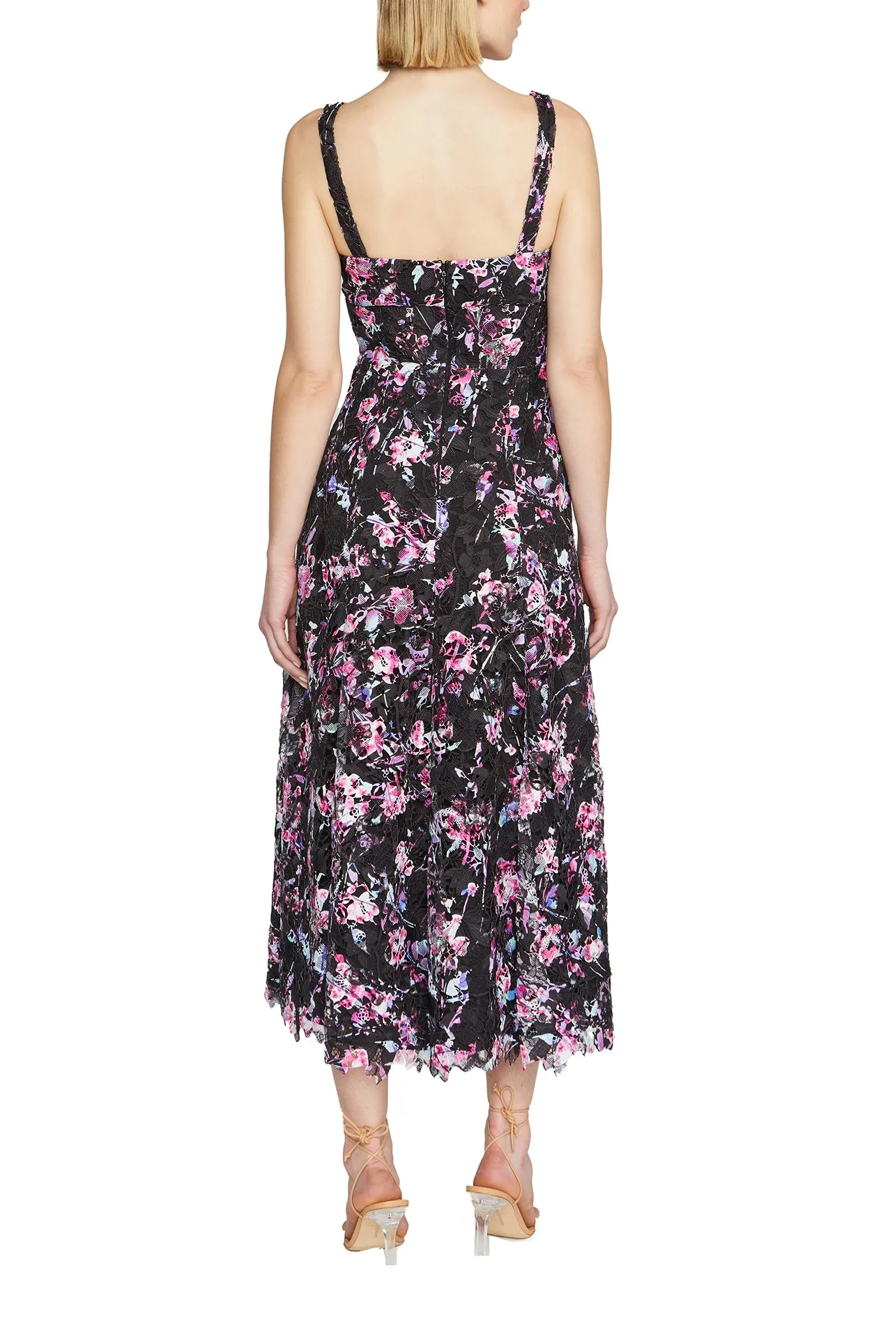 Floral Lace Midi Dress sold by Monique Lhuillier product image thumbnail 4