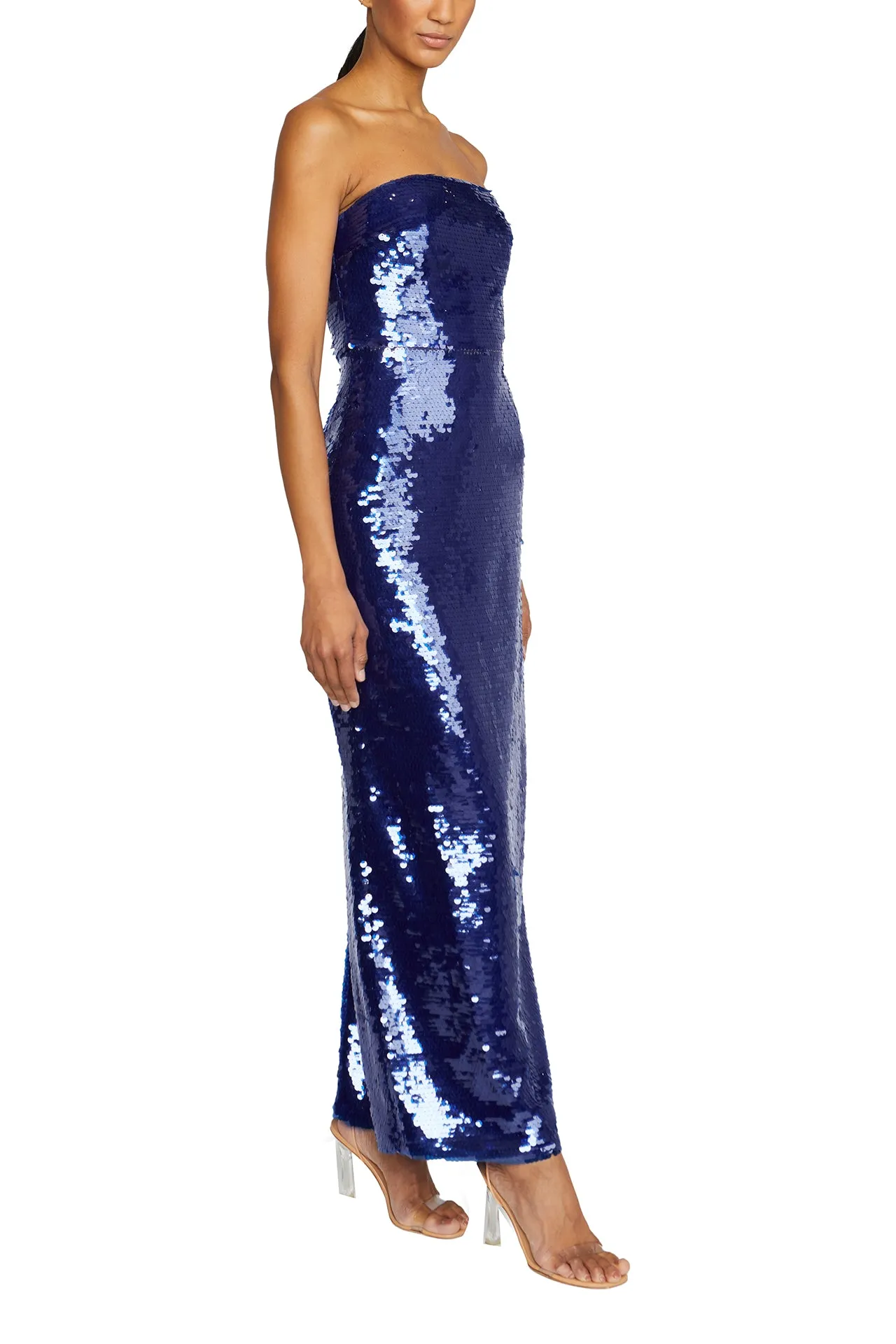 Strapless Sequin Column Gown sold by Monique Lhuillier product image thumbnail 3