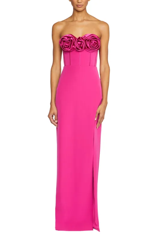 Strapless Crepe Column Gown sold by Monique Lhuillier