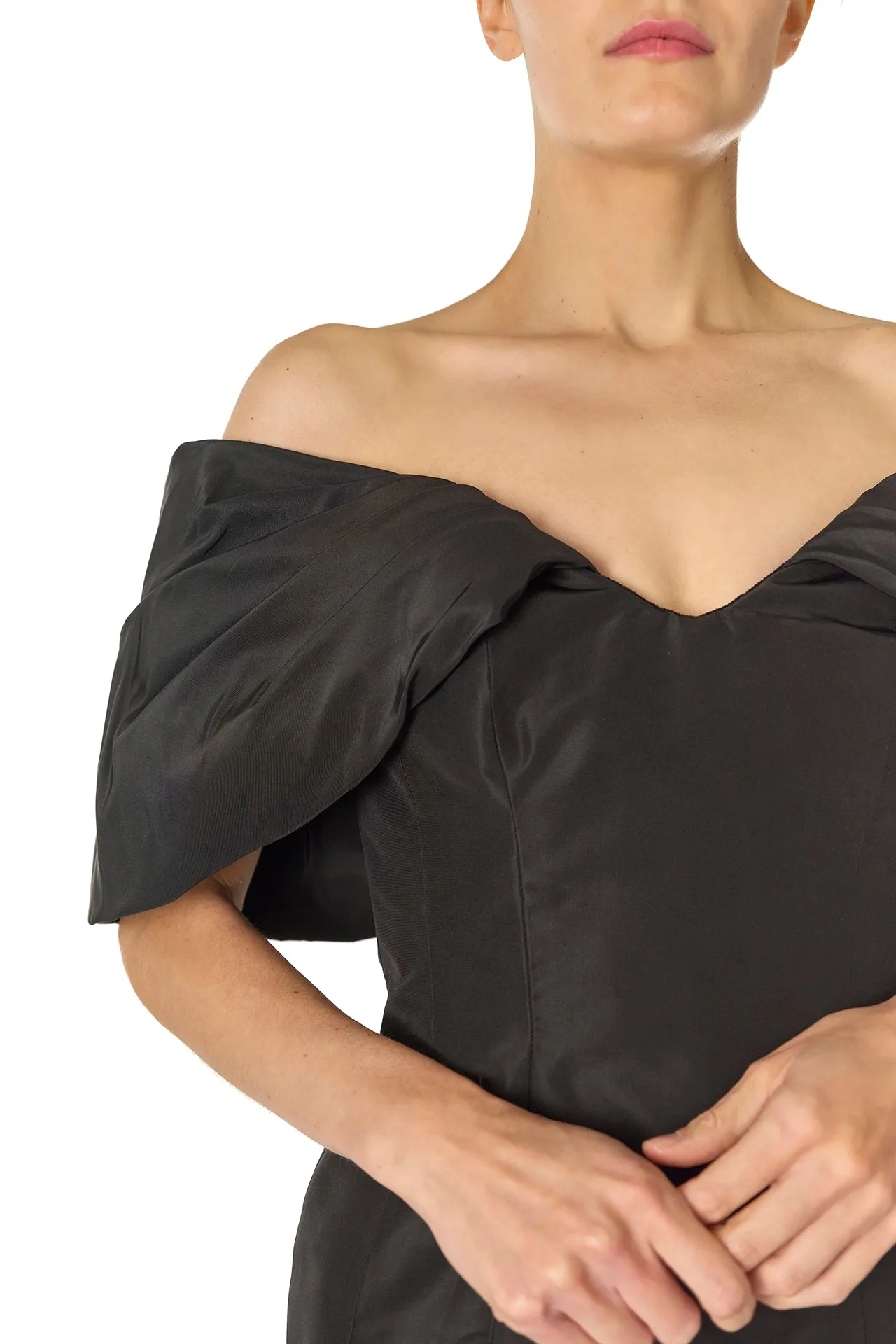 Off-The-Shoulder Column Dress sold by Monique Lhuillier product image thumbnail 5