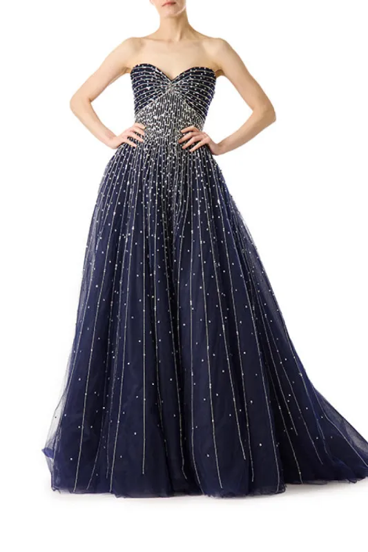 Strapless Embroidered Ball Gown sold by Monique Lhuillier