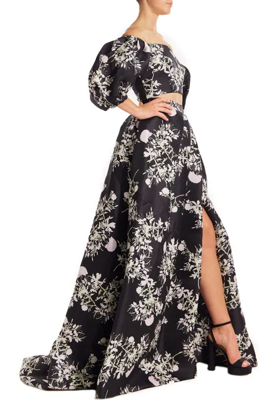 Floral Bandeau & Ballgown Set sold by Monique Lhuillier product image thumbnail 3