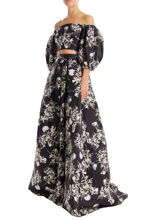 Floral Bandeau & Ballgown Set sold by Monique Lhuillier product image thumbnail 2