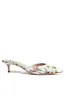 Sophie Botanical Printed Mule sold by Monique Lhuillier
