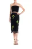 Embroidered Lace Pencil Skirt sold by Monique Lhuillier