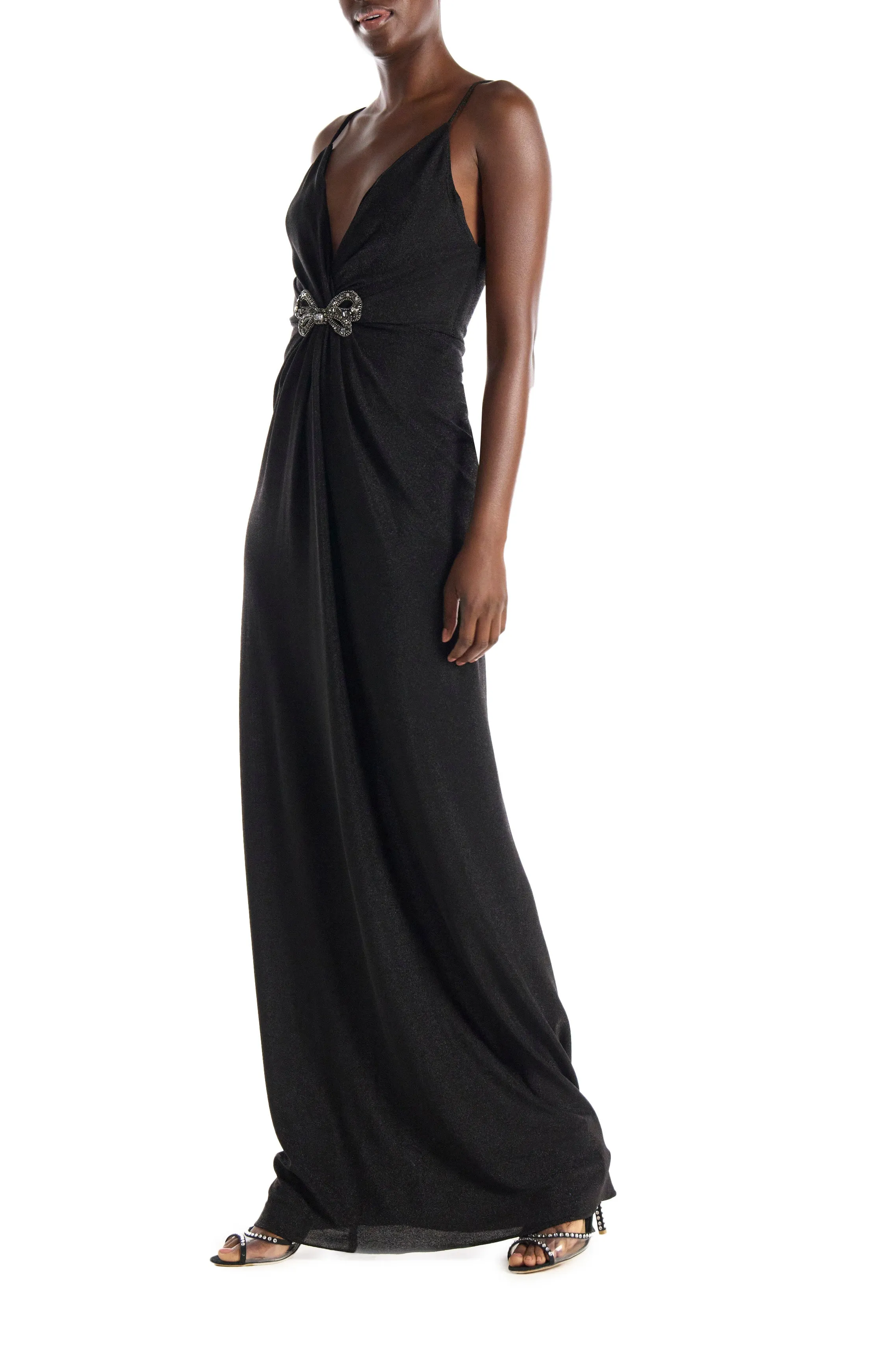 Strappy Knit Slip Gown sold by Monique Lhuillier product image thumbnail 4