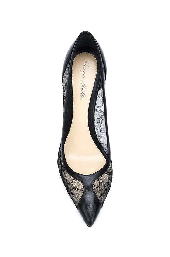 Fatima Lace Pump sold by Monique Lhuillier product image thumbnail 3