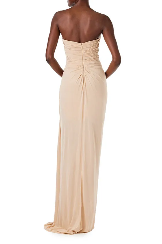 Strapless Matte Jersey Gown sold by Monique Lhuillier product image thumbnail 4