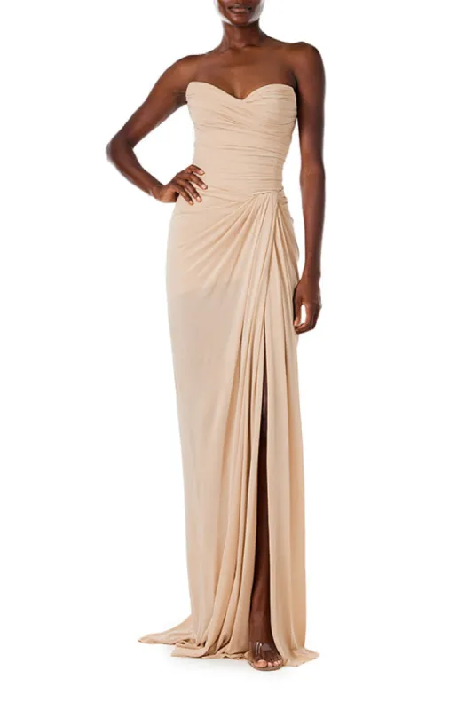 Strapless Matte Jersey Gown made by Monique Lhuillier