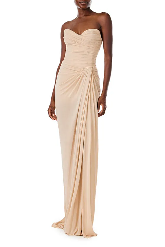 Strapless Matte Jersey Gown sold by Monique Lhuillier product image thumbnail 2