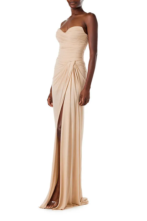 Strapless Matte Jersey Gown sold by Monique Lhuillier product image thumbnail 3