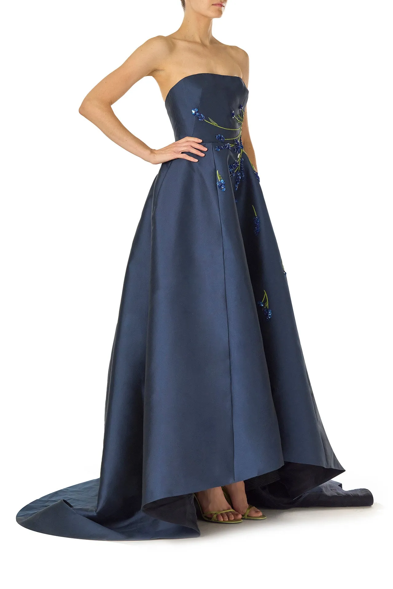 Lavender Embroidered Ball Gown sold by Monique Lhuillier product image thumbnail 4