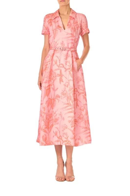 Short Sleeve A-line Dress sold by Monique Lhuillier