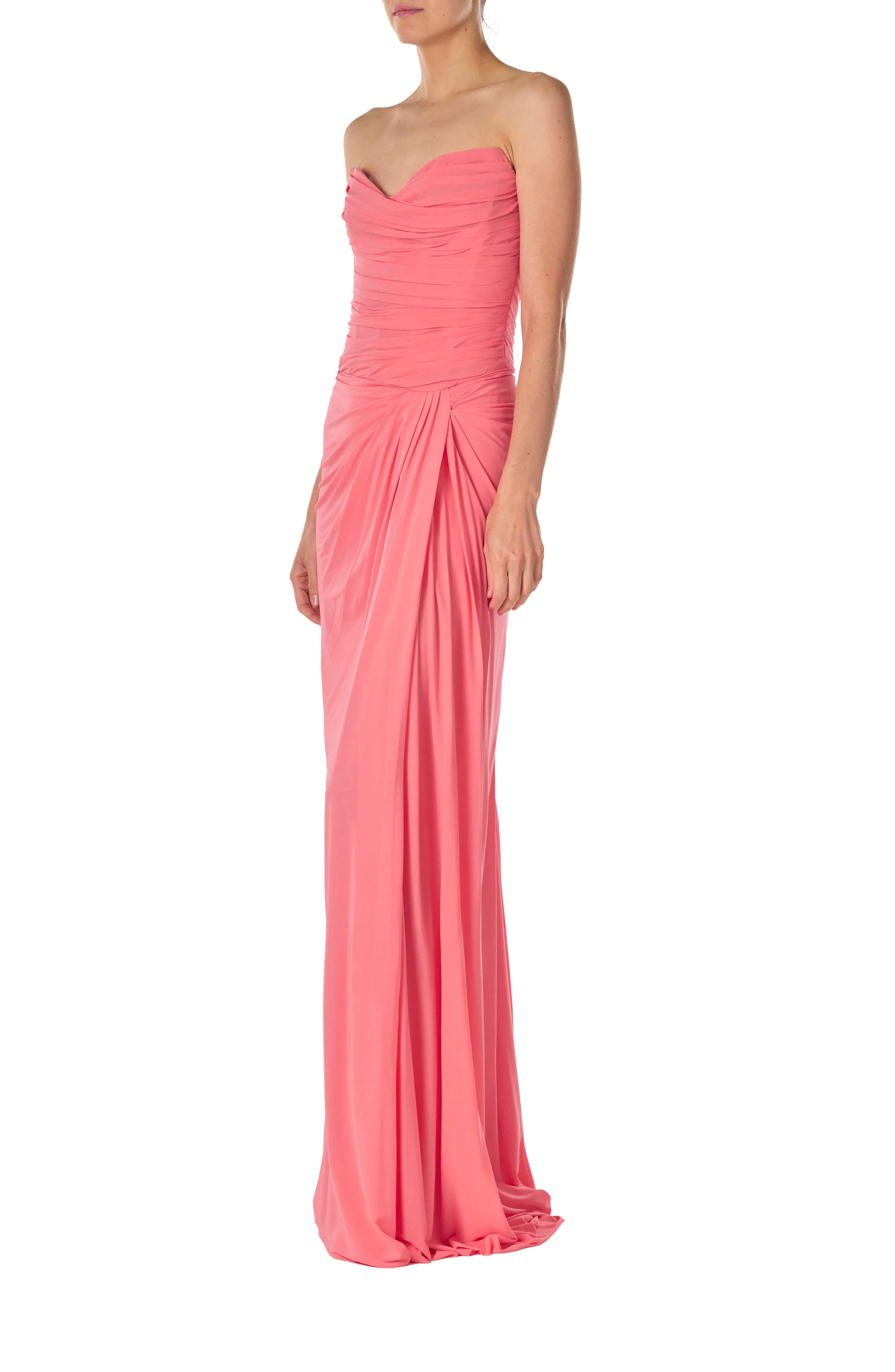 Strapless Draped Jersey Gown sold by Monique Lhuillier product image thumbnail 3