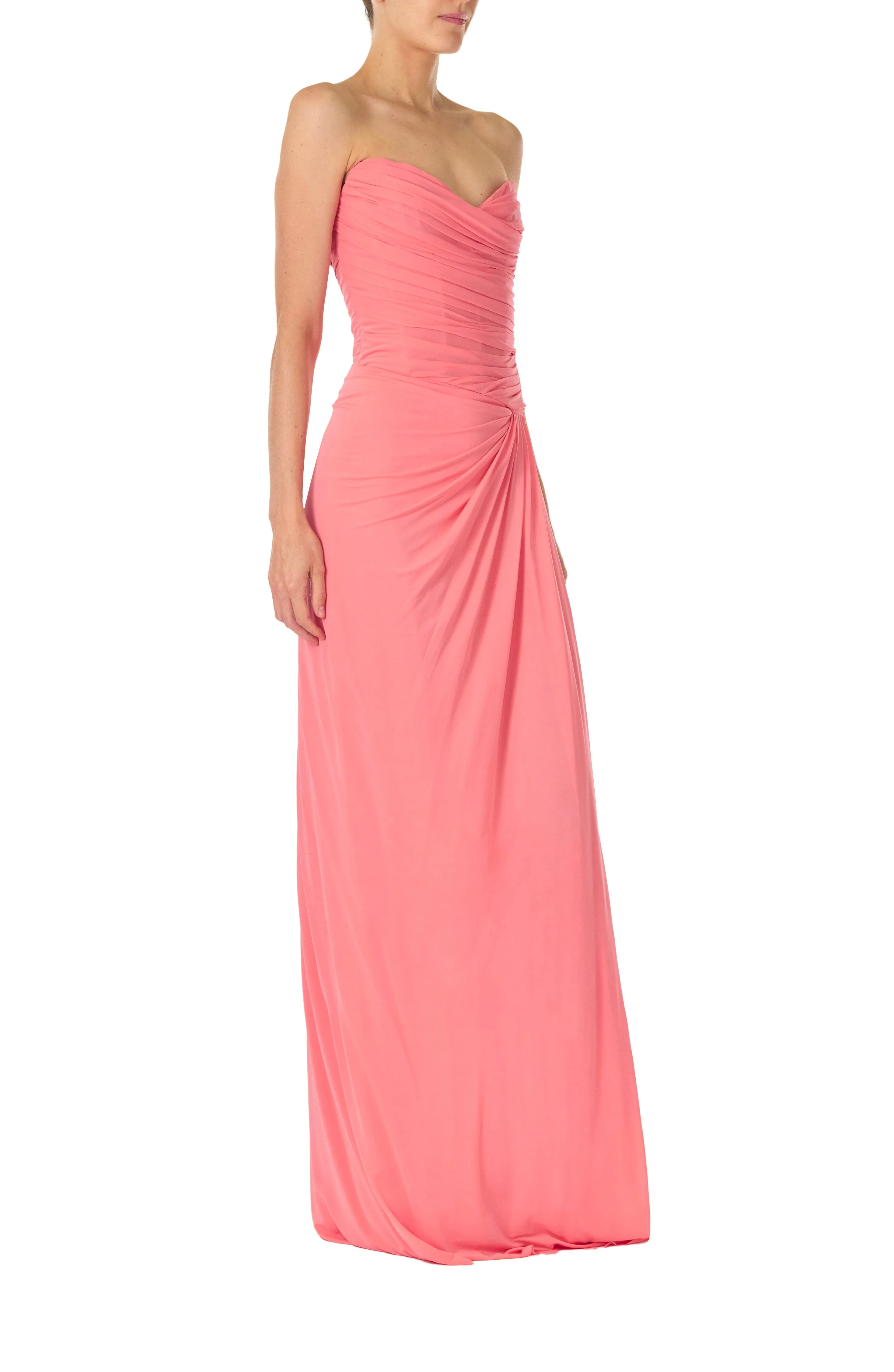 Strapless Draped Jersey Gown sold by Monique Lhuillier product image thumbnail 4