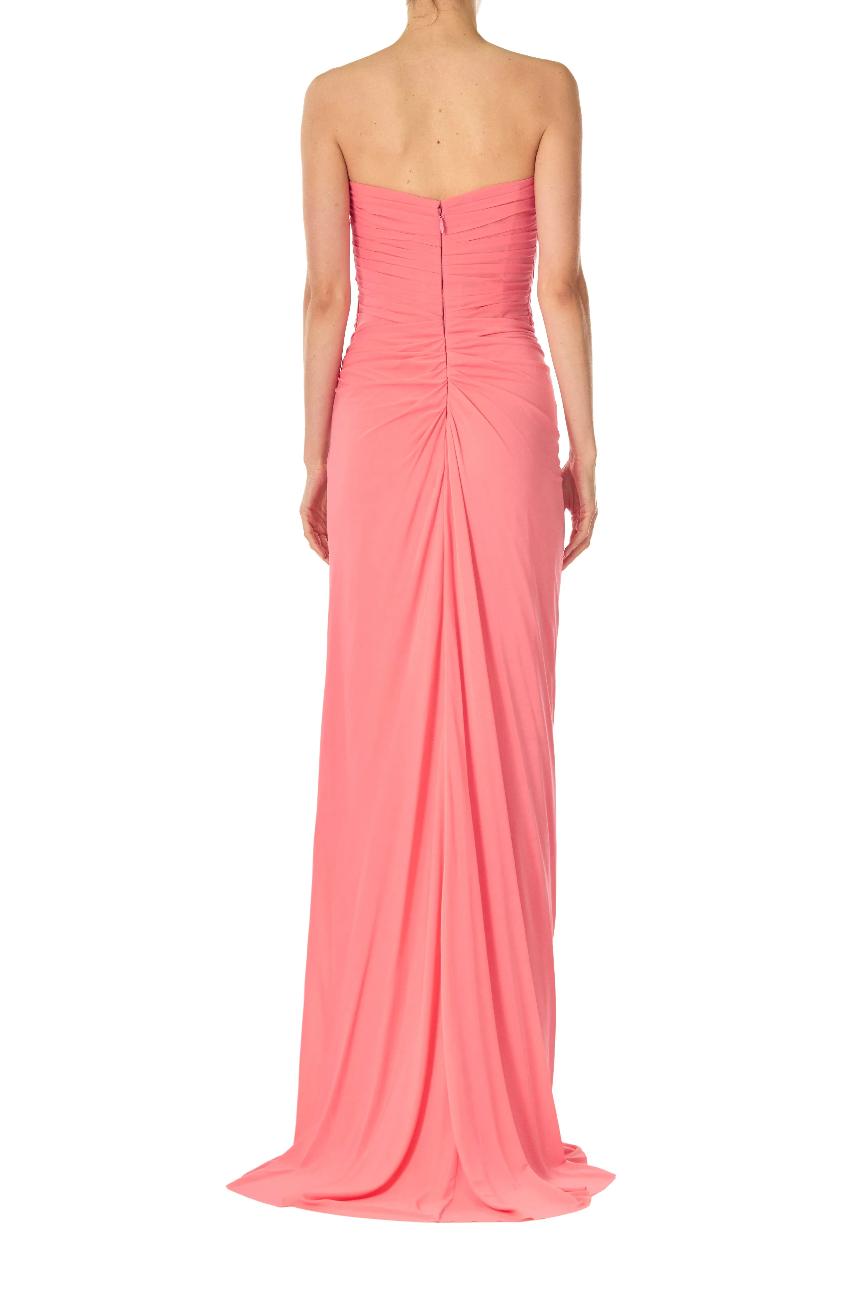 Strapless Draped Jersey Gown sold by Monique Lhuillier product image thumbnail 5