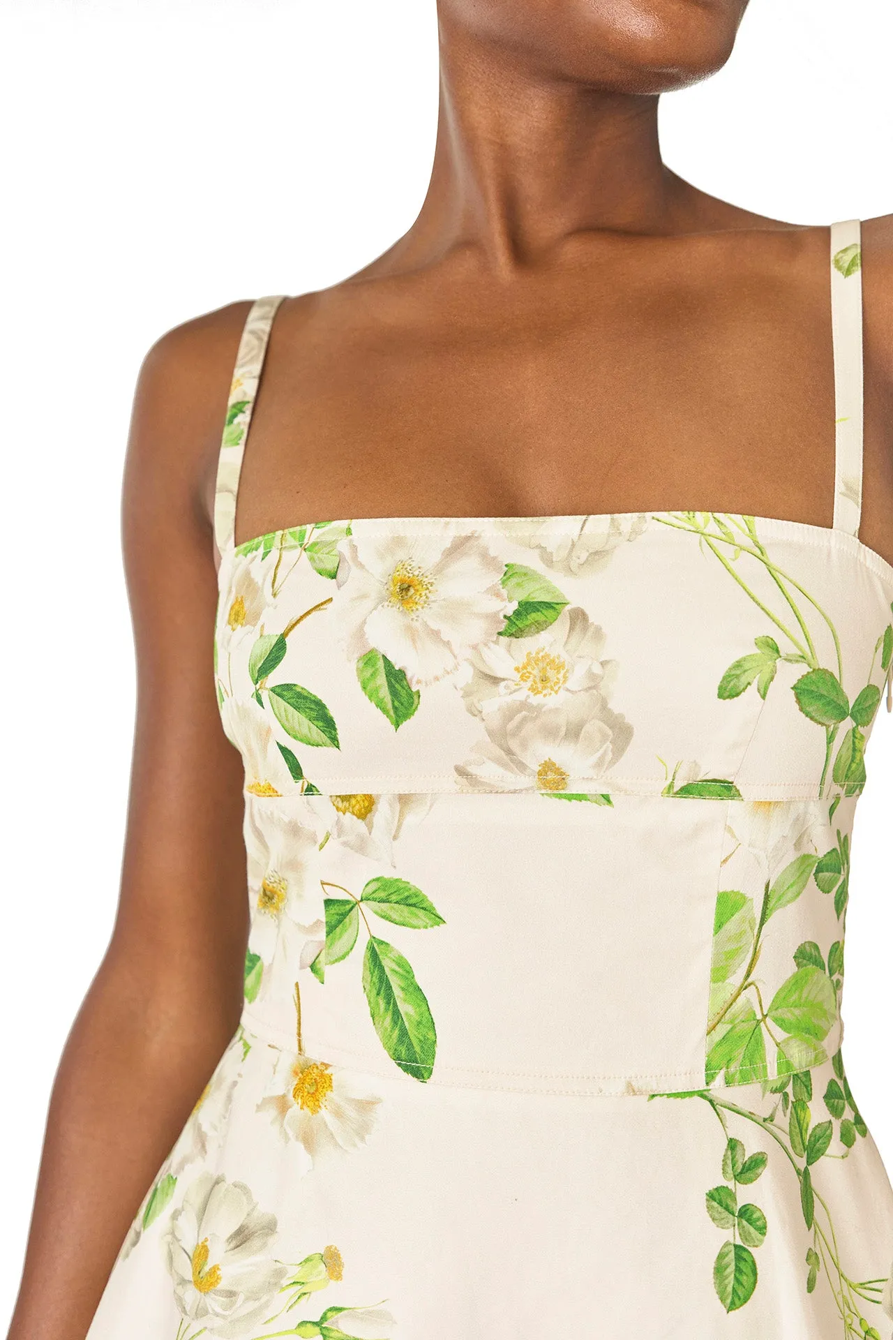 Floral Sleeveless Day Dress sold by Monique Lhuillier product image thumbnail 2
