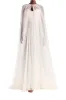 Floor Length Chiffon Evening Cape sold by Monique Lhuillier