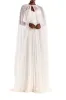 Floor Length Chiffon Evening Cape sold by Monique Lhuillier