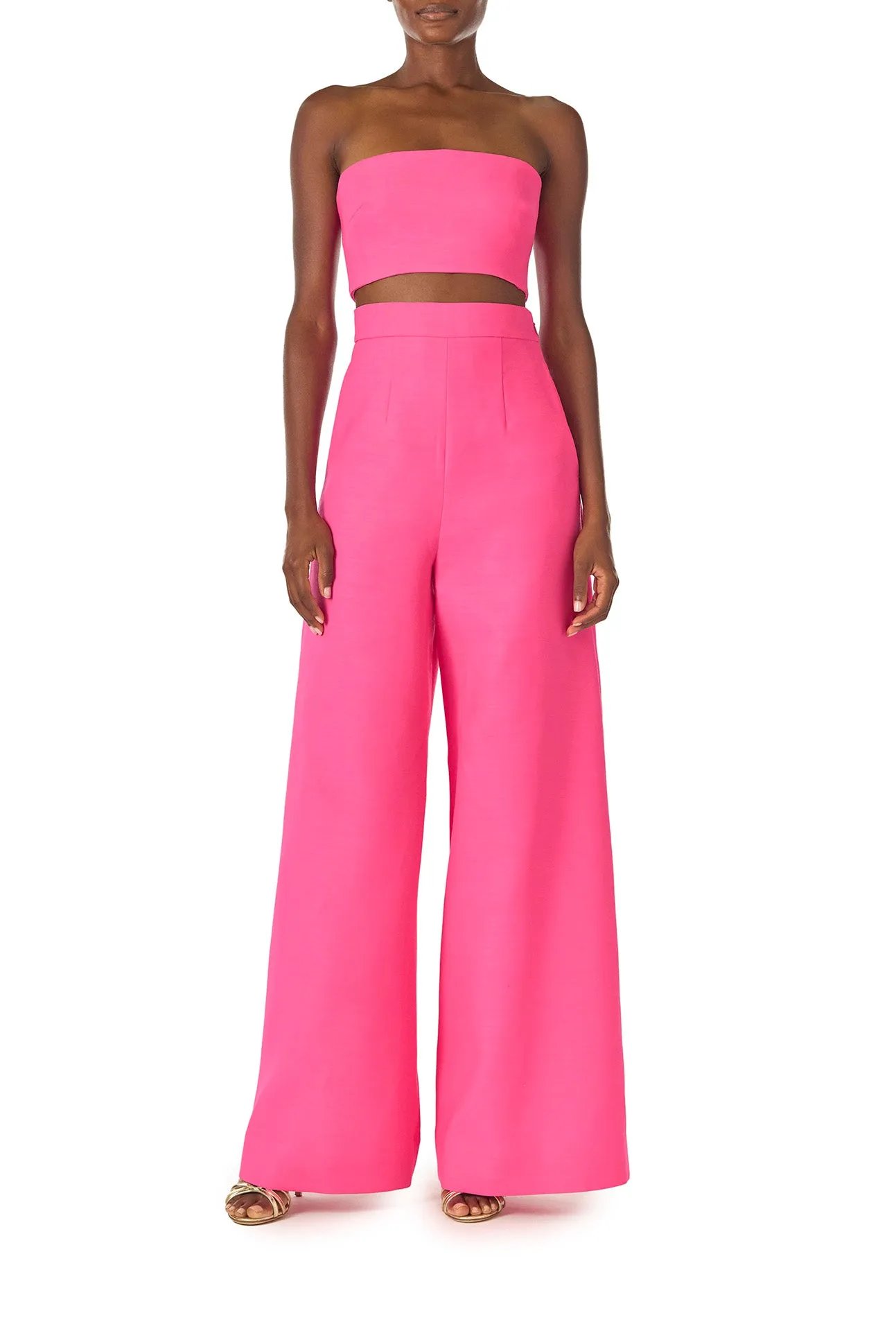 Hibiscus Palazzo Trouser sold by Monique Lhuillier product image thumbnail 2