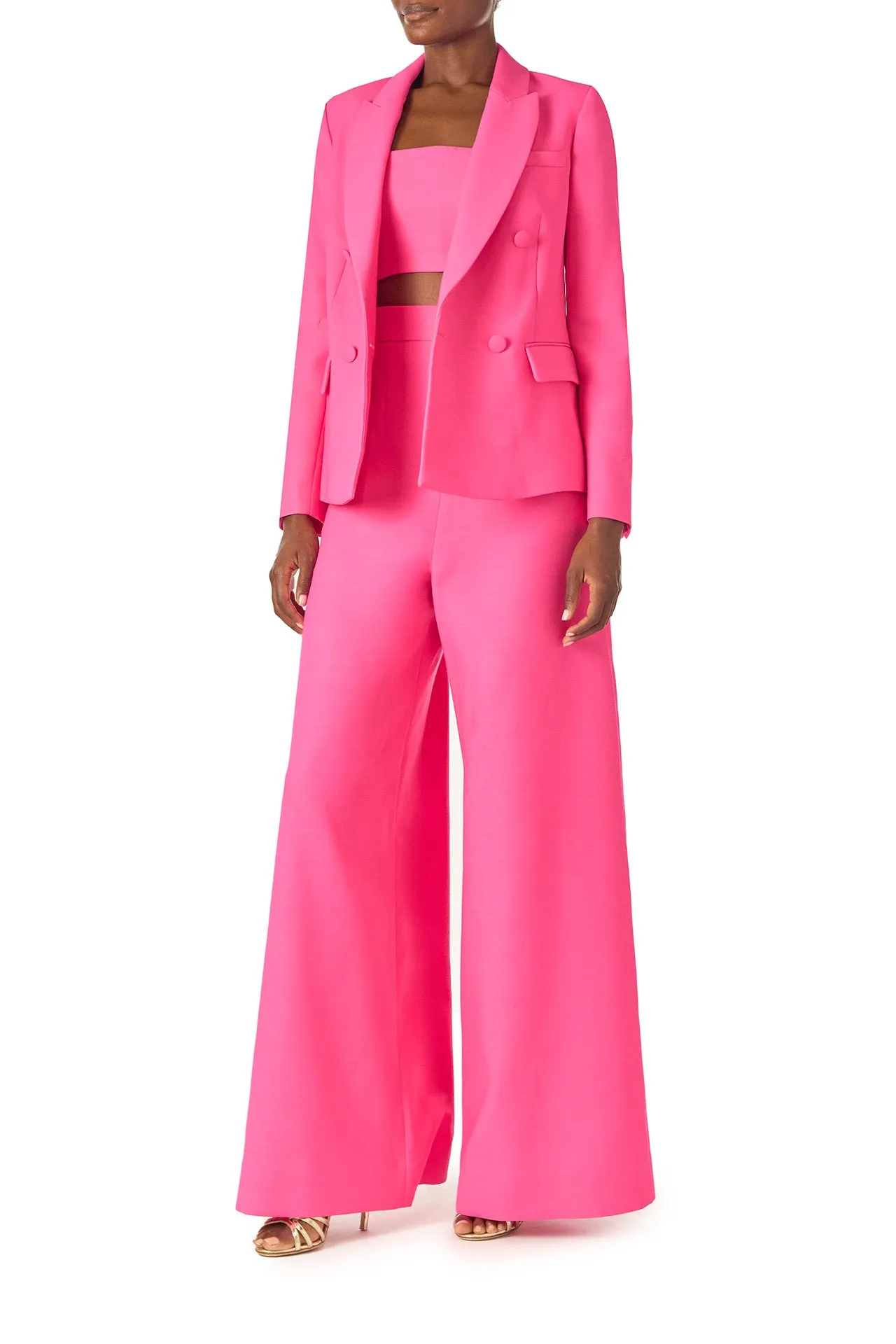 Hibiscus Palazzo Trouser sold by Monique Lhuillier product image thumbnail 5