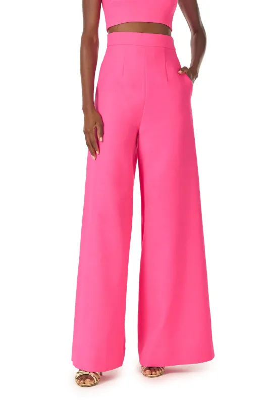 Hibiscus Palazzo Trouser sold by Monique Lhuillier