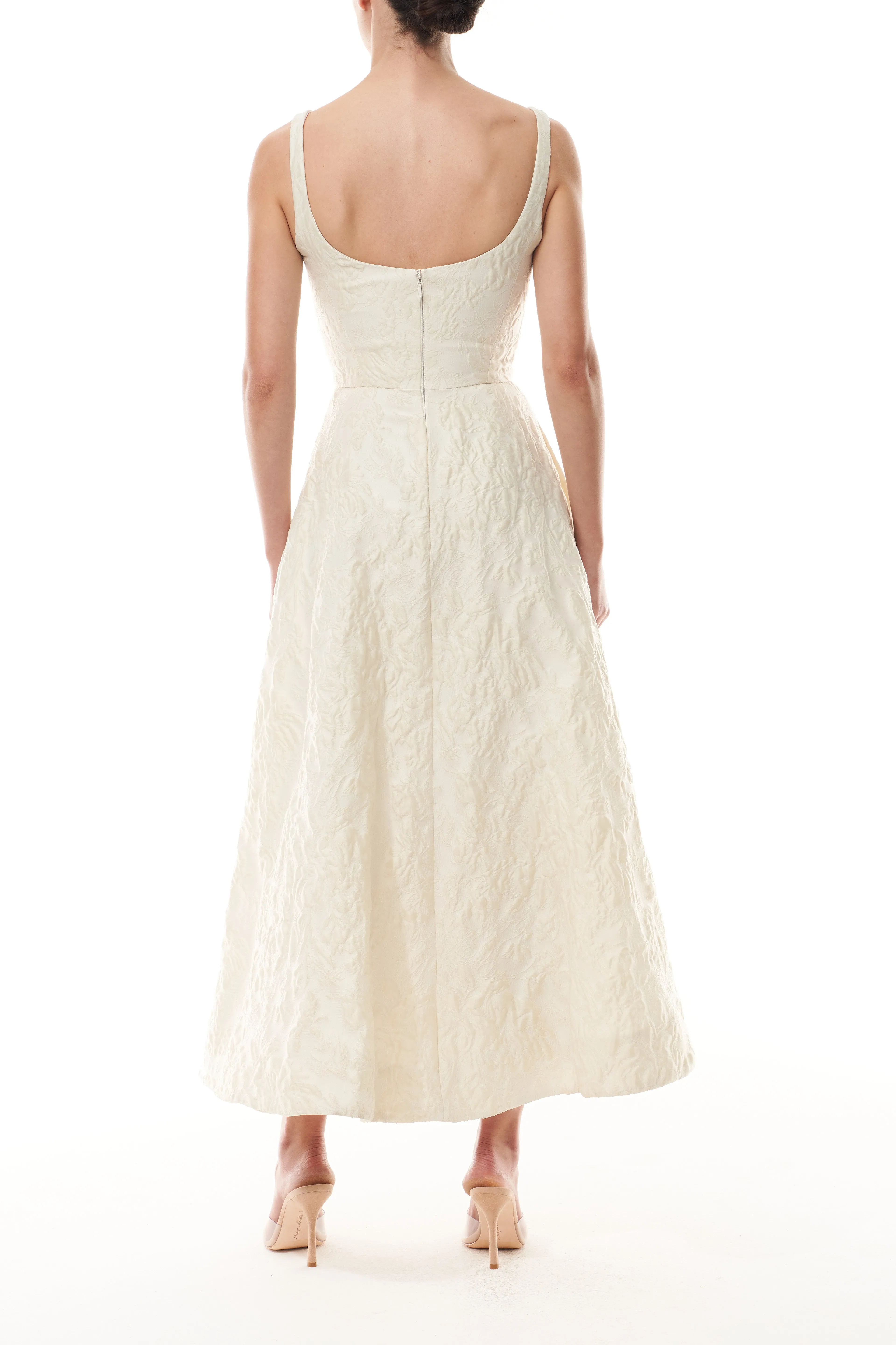 Scoop Neck A-Line Dress sold by Monique Lhuillier product image thumbnail 5