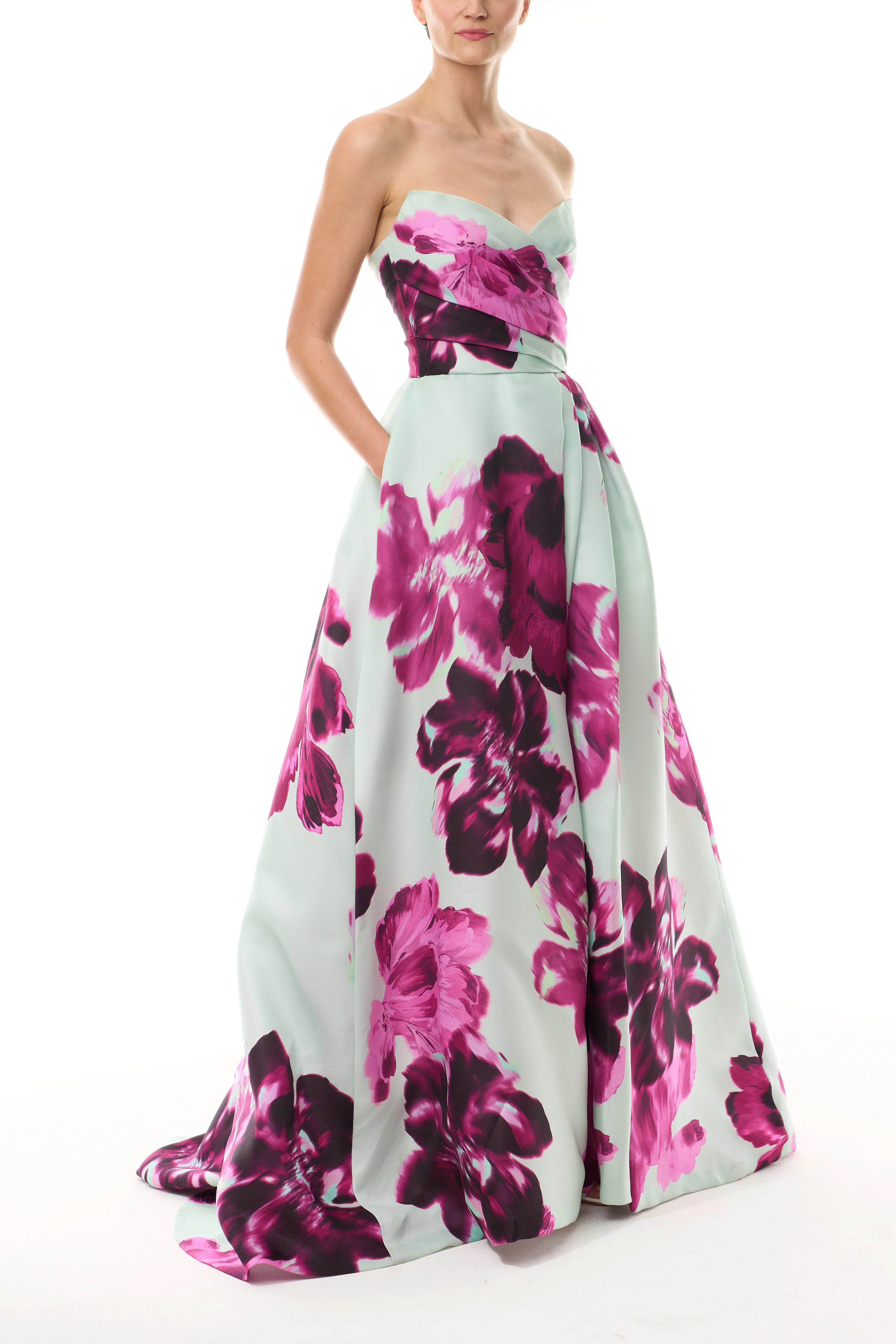 Electric Floral Ballgown sold by Monique Lhuillier product image thumbnail 5
