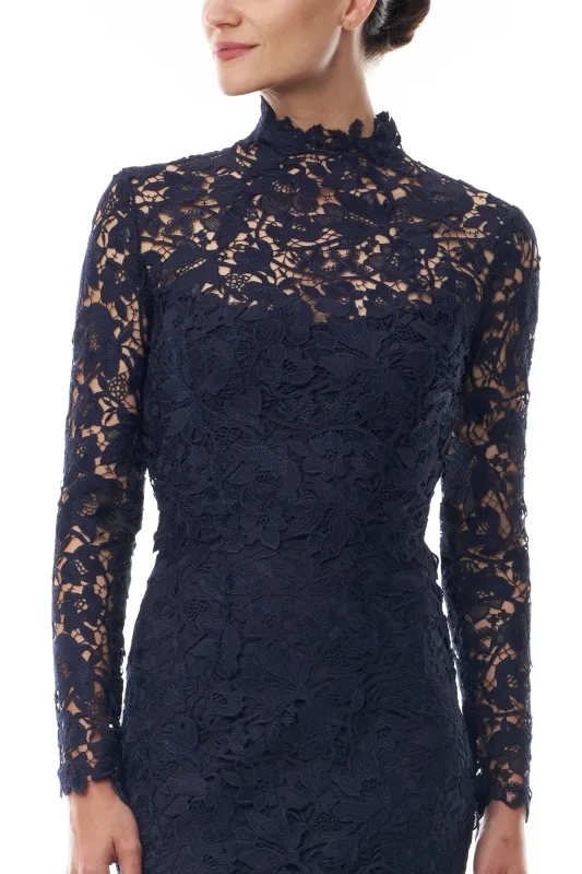 Ocean Lace Long Sleeve Jacket sold by Monique Lhuillier