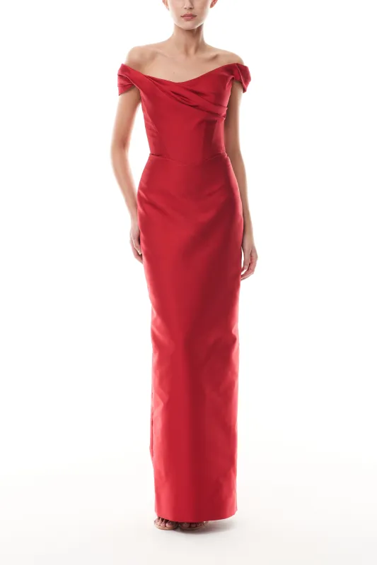 Siren Off-The-Shoulder Column Gown sold by Monique Lhuillier