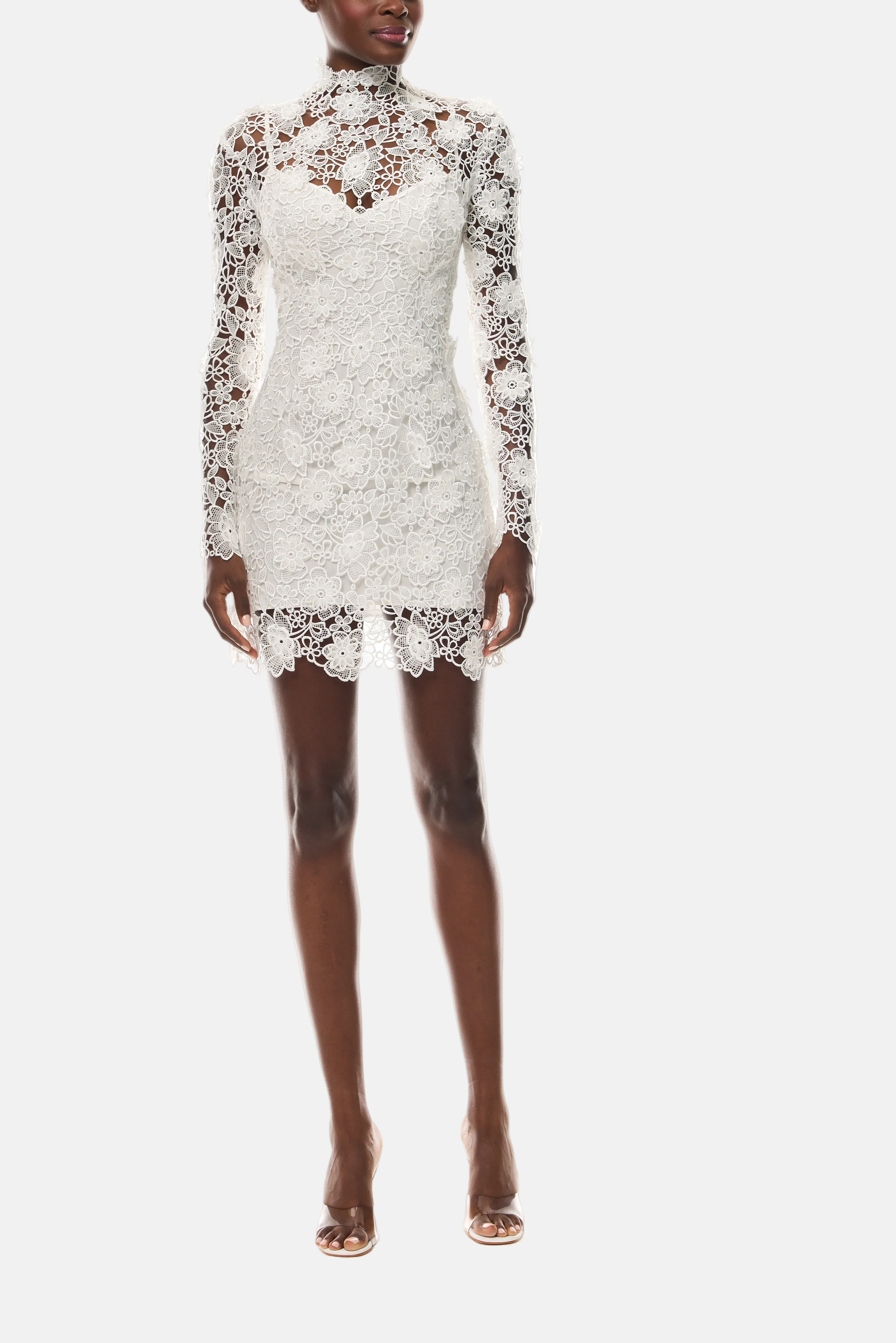 Novi Lace Dress sold by Monique Lhuillier