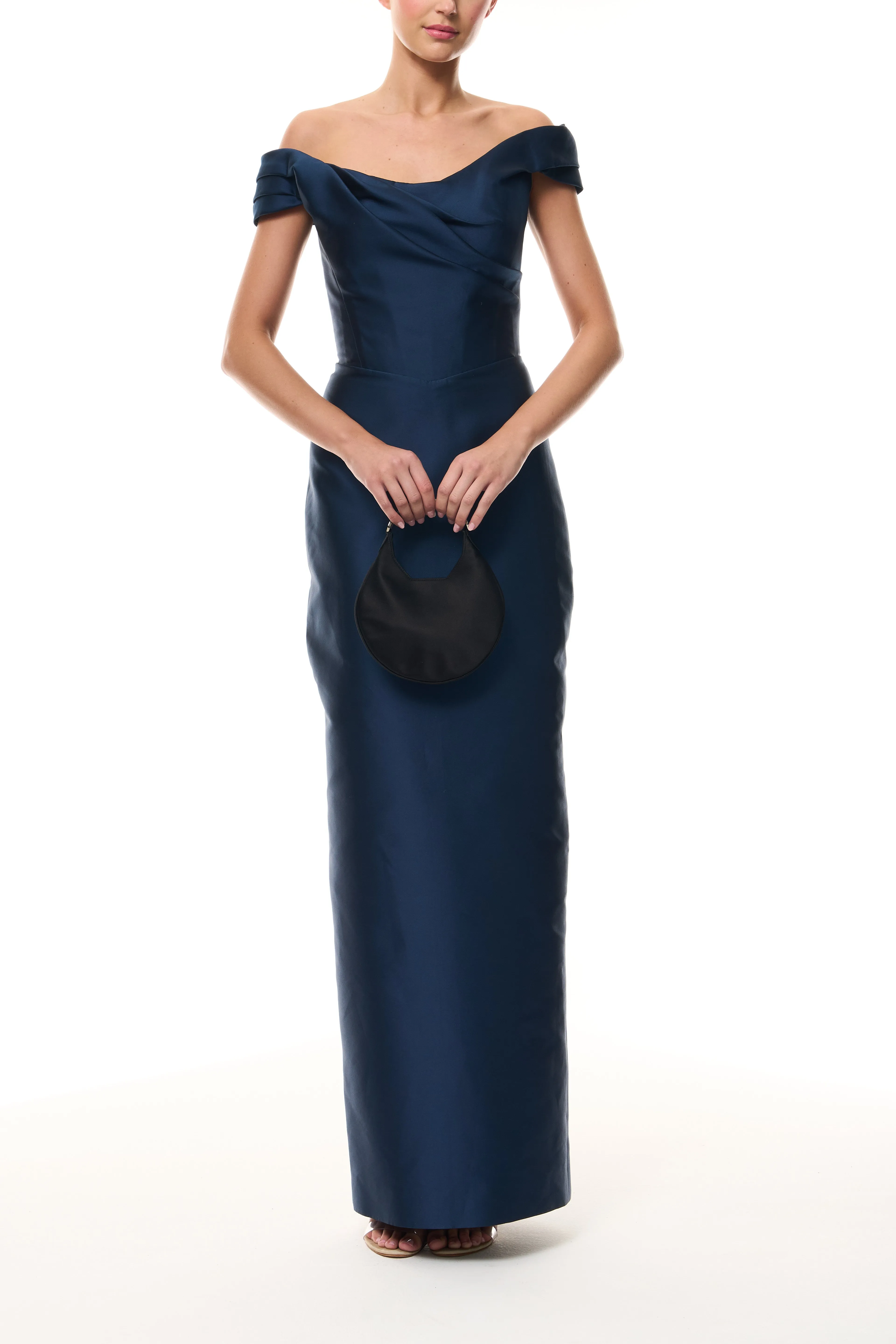 Ocean Off-The-Shoulder Column Gown sold by Monique Lhuillier product image thumbnail 4